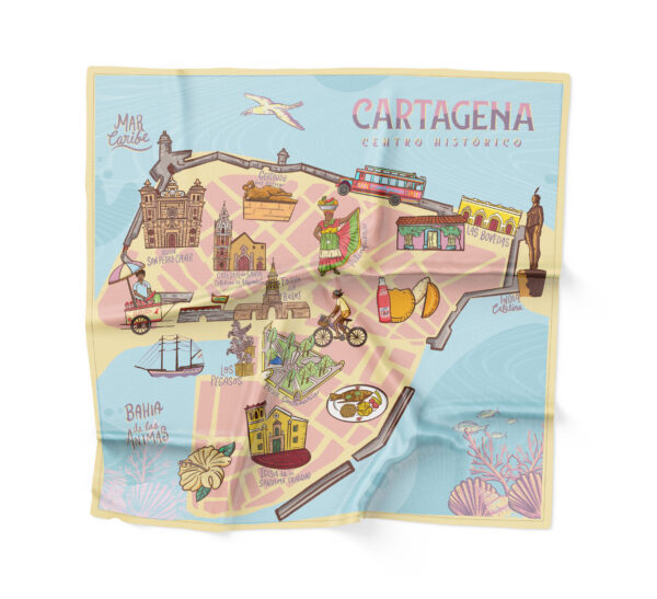 Pañoleta Mapa cartagena