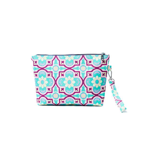 Bolso de mano baldosa verde